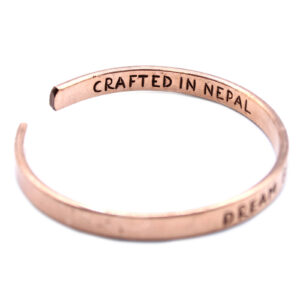 Copper Bracelet (dream bigger)