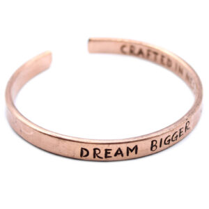 Copper Bracelet (dream bigger)